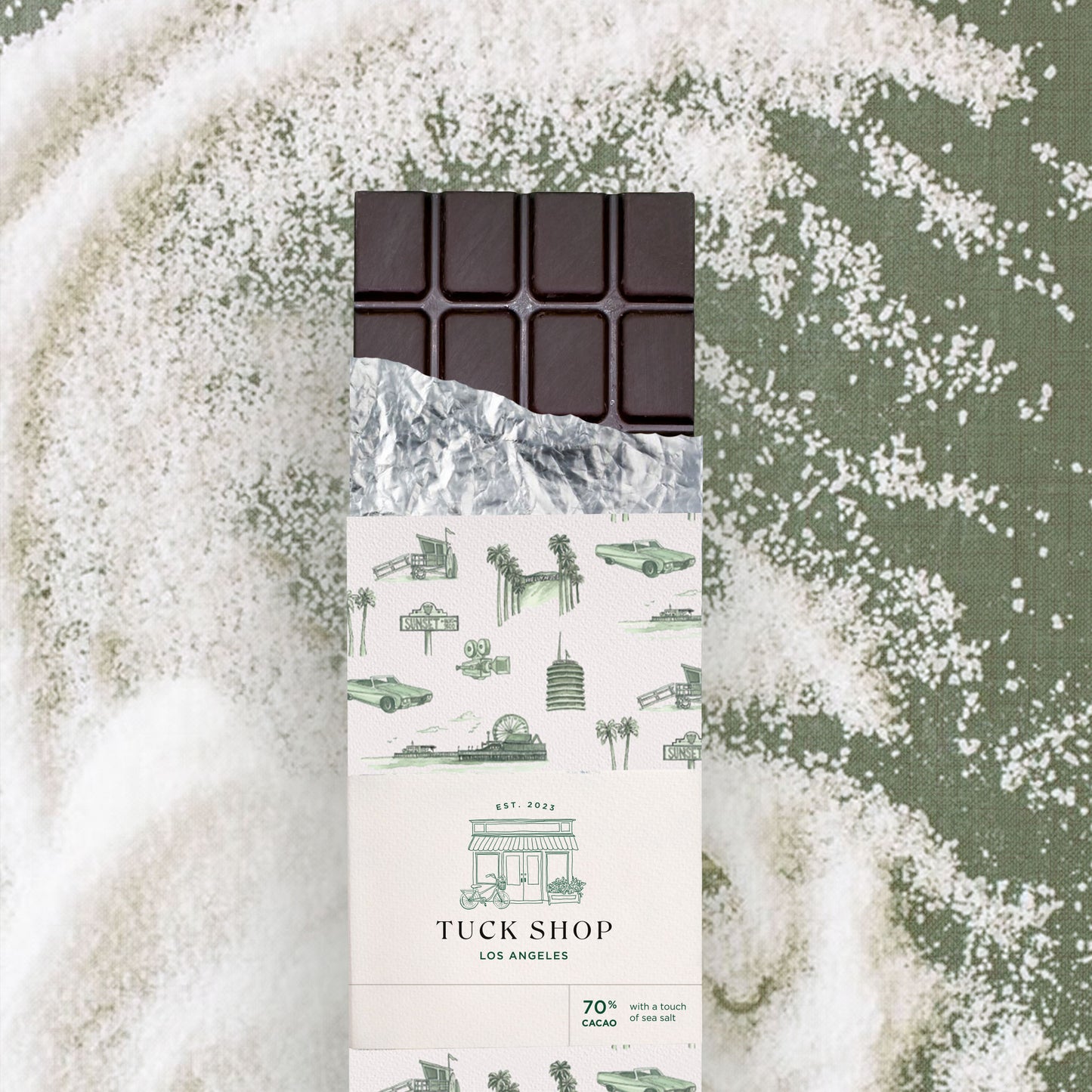 Los Angeles 70% Dark Chocolate with Touch of Sea Salt