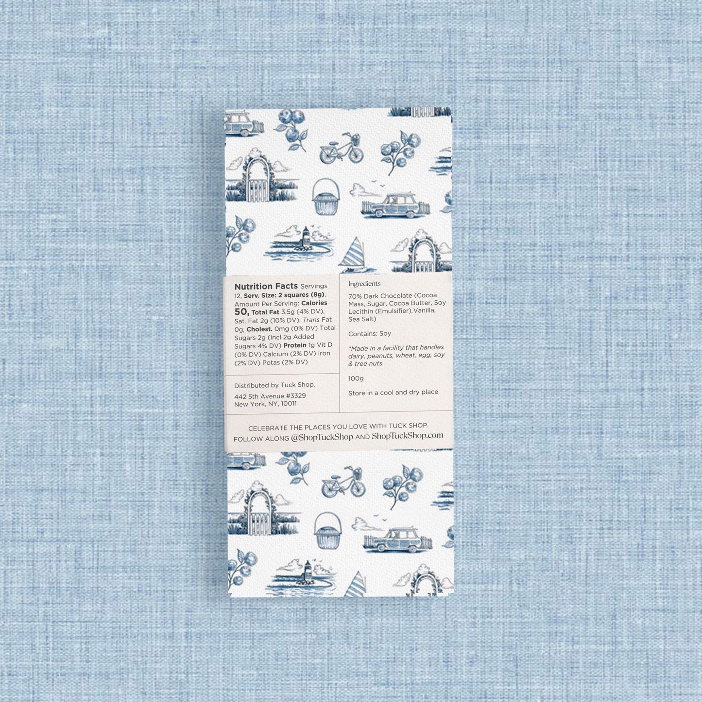 Nantucket 70% Dark Chocolate with Touch of Sea Salt