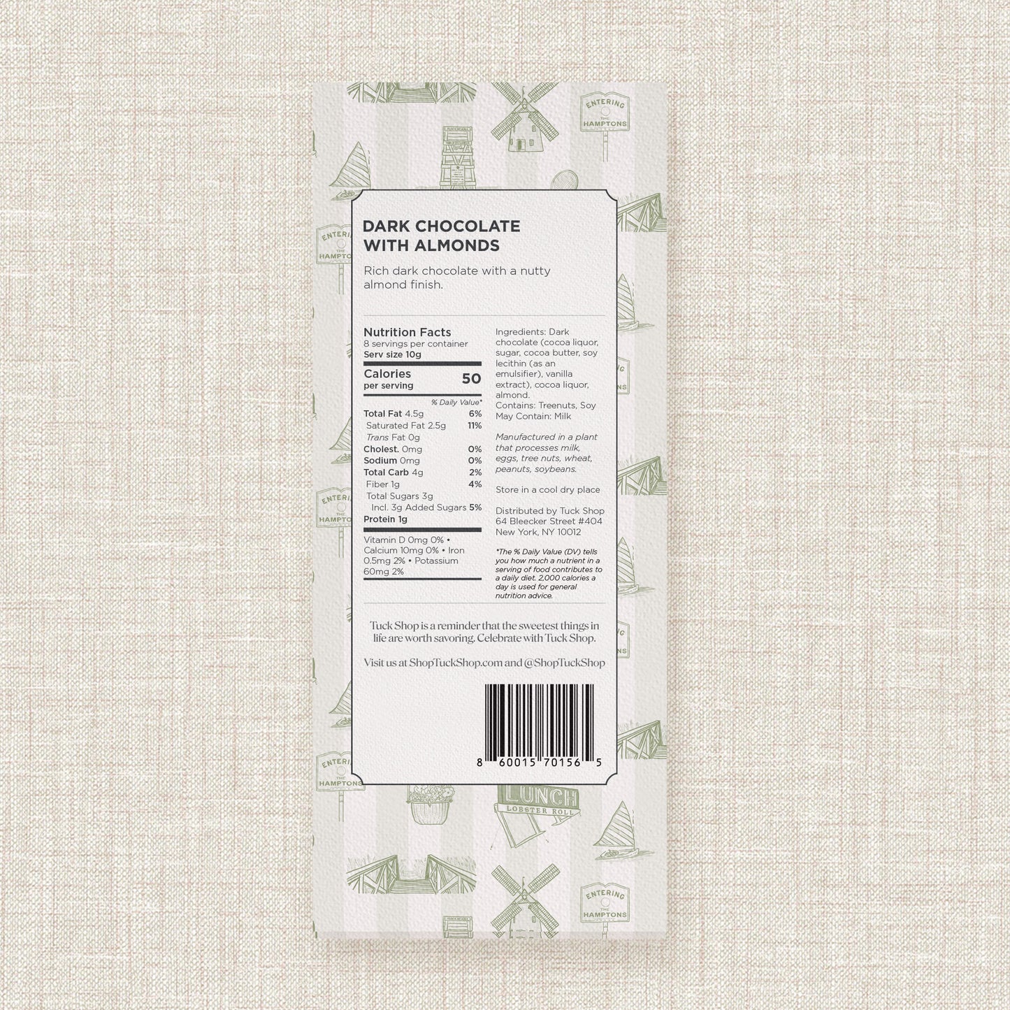 Hamptons Dark Chocolate with Almond