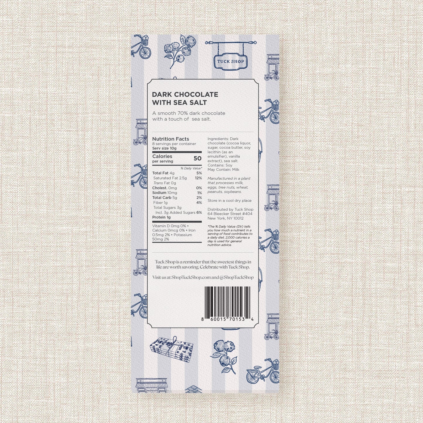 Tuck Shop Dark Chocolate with Sea Salt