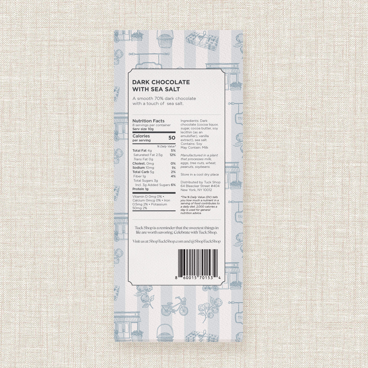 Tuck Shop Dark Chocolate with Sea Salt