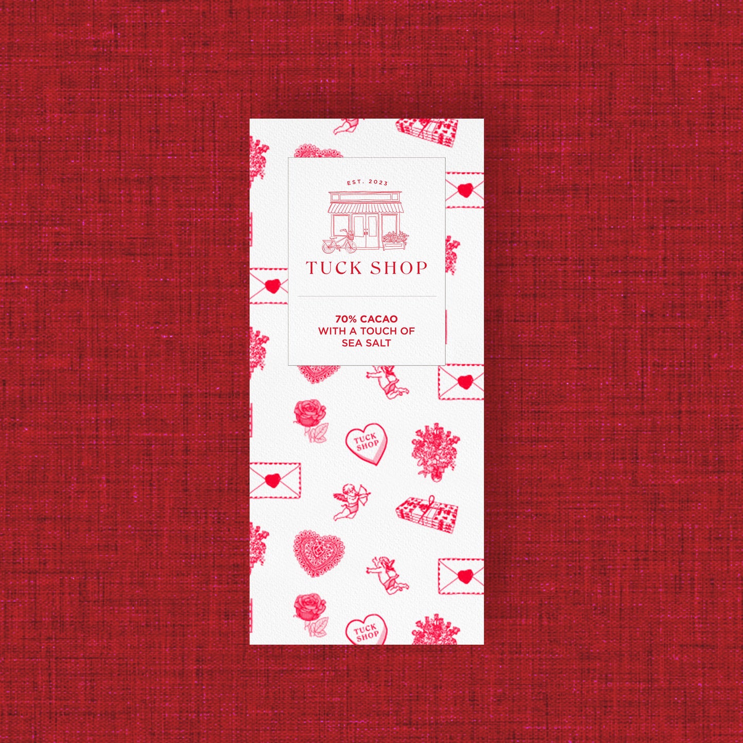 Valentine's Mini 70% Dark Chocolate with Touch of Sea Salt